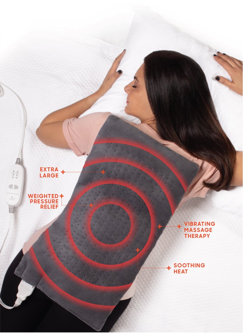 Toshonics Weighted Electric Heated Blanket Mattress for Comprehensive Massage Therapy  - Image 1