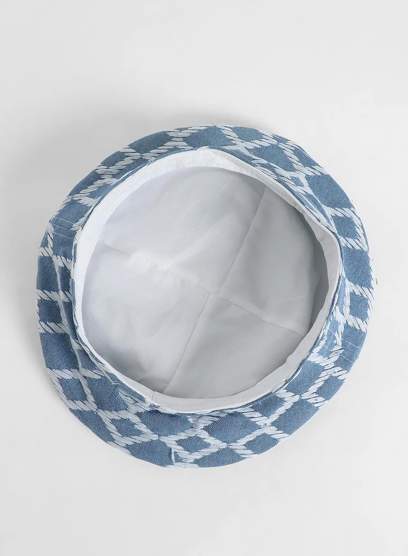 Haute Sauce  Geometric Weave Beret Hat  | Best Price UAE