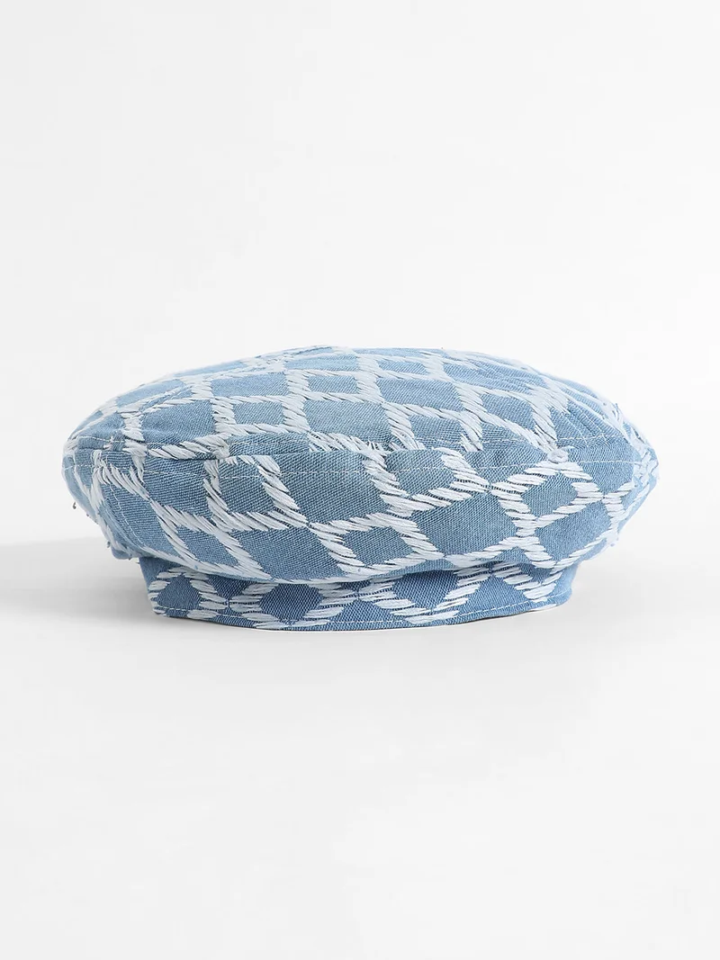 Haute Sauce  Geometric Weave Beret Hat  | Best Price UAE