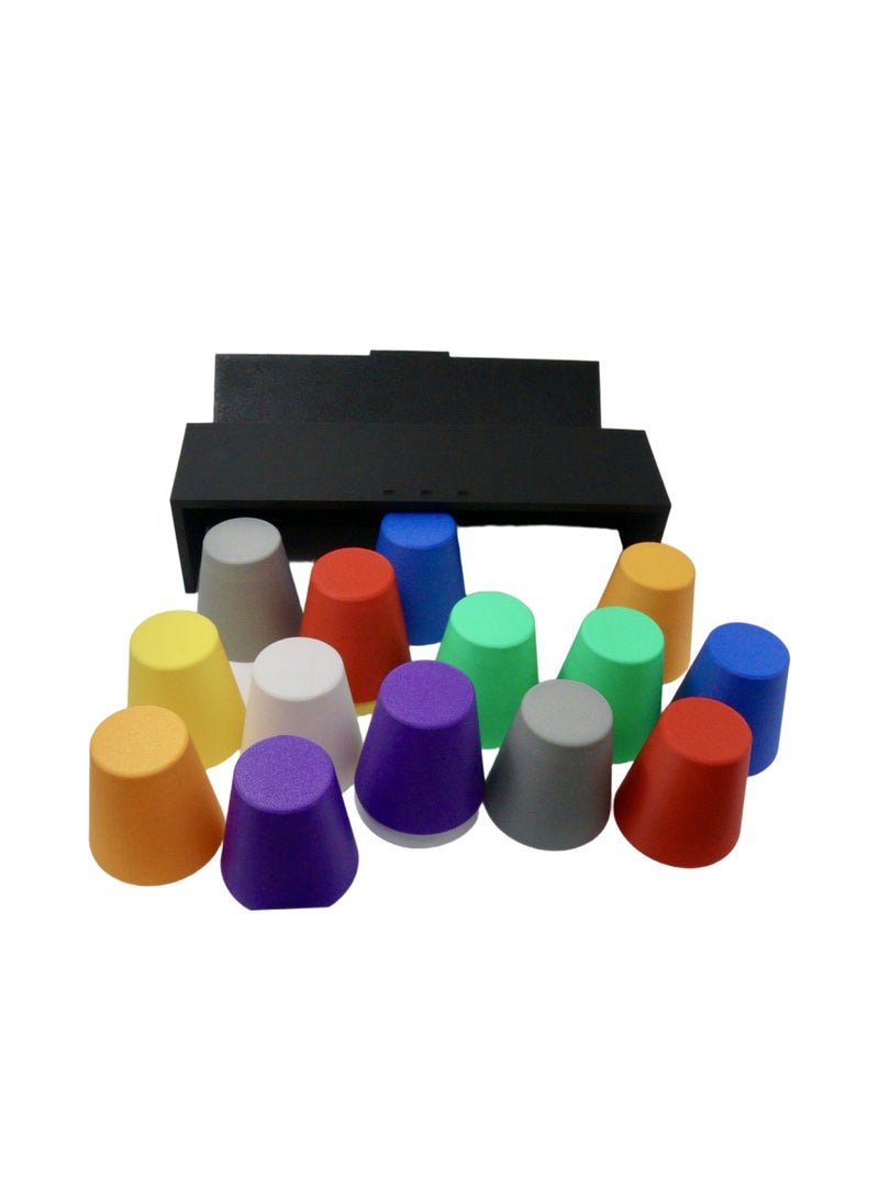3D Brothers Mind Cups Board Game – The Smart Color Challenge - Image 5