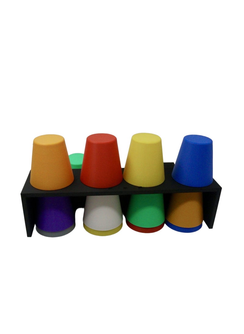 3D Brothers Mind Cups Board Game – The Smart Color Challenge - Image 3