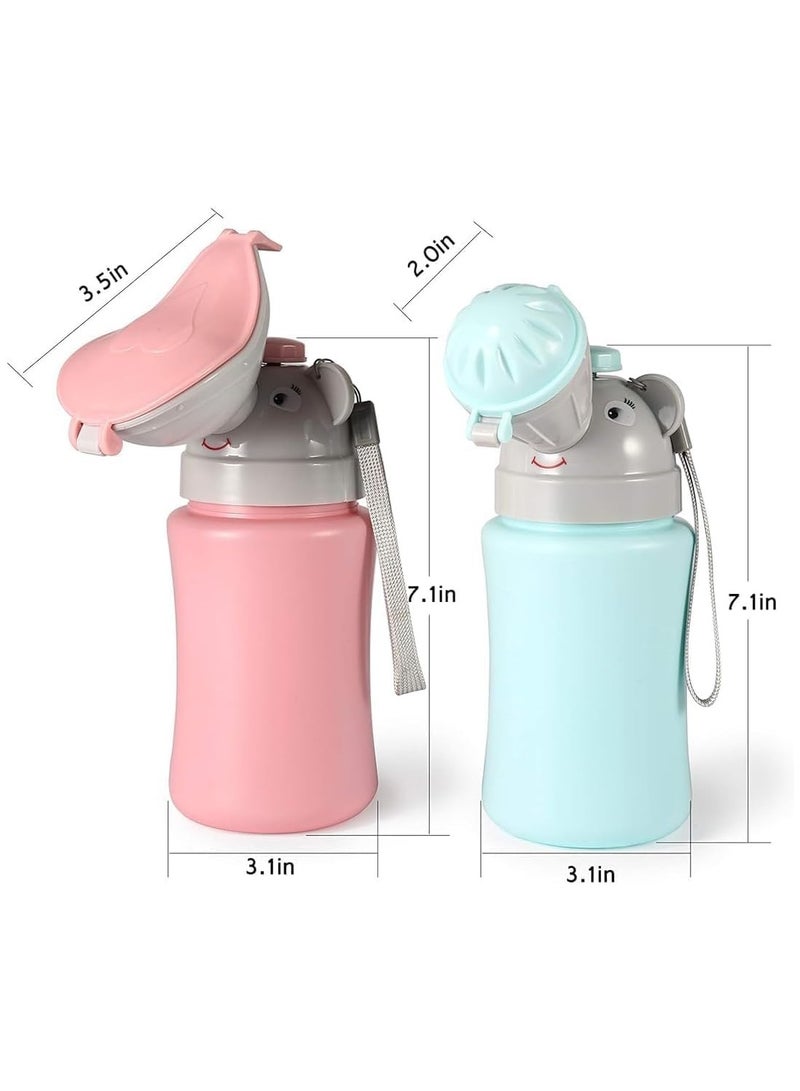 QSHOP Portable Healthy Potty for Kids Travel Emergency Camping Car Pee Training Pee Bottle Leak-Proof Potty for Girls Multicolor Suitable for Adults  - Image 5