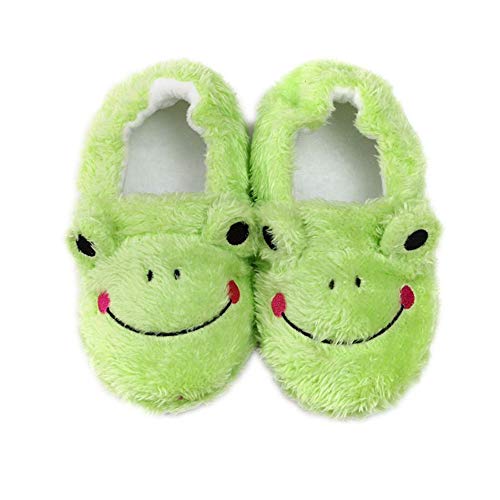 Csfry Toddler Boys' Frog Warm Slippers - Image 1