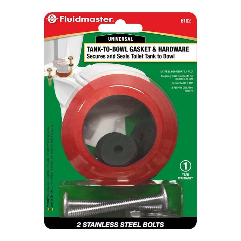 Fluidmaster Tank To Bowl Bolt & Gasket Kit 6102 - Image 2