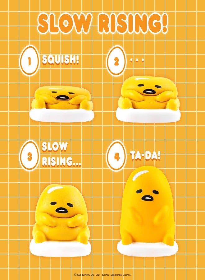 Hamee SquiSHU Buddy Sanrio Gudetama the Lazy Egg, Cute Birthday Gift, Official Merchandise, Toys for Kids & Adult, Model Jumbo Squishy for Collectors - Image 5