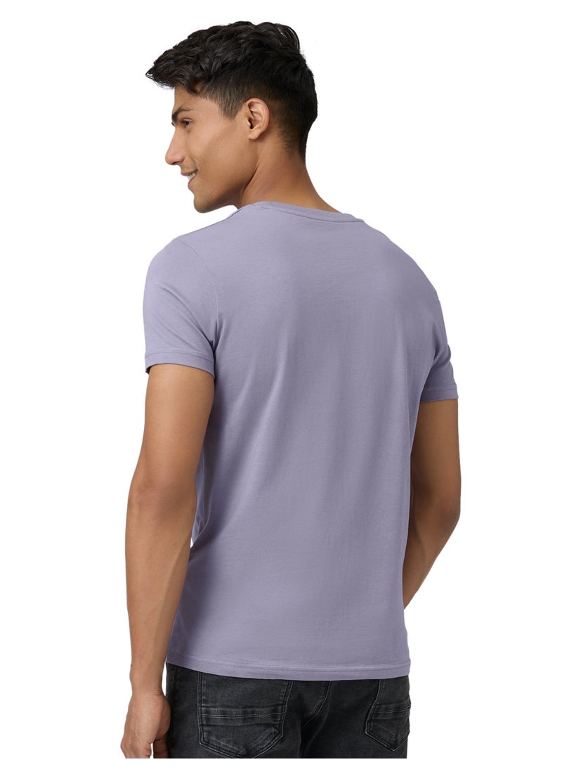 اكس واي اكس اكس تي شيرت رجالي XYXX مصنوع من القطن الممشط للغاية بقصّة عادية ورقبة دائرية وأكمام نصفية - Image 2