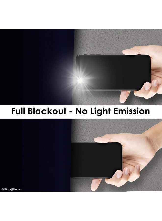 Story@Home Story@Home Window Blackout Curtains 5 Feet Long Set of 4, Abstract Design Thermal Insulated 100% Room Darkening Blackout Curtains | Noise Reducing Curtains for Living Room, (116 x 152 cm, Dark Brown) - Image 5