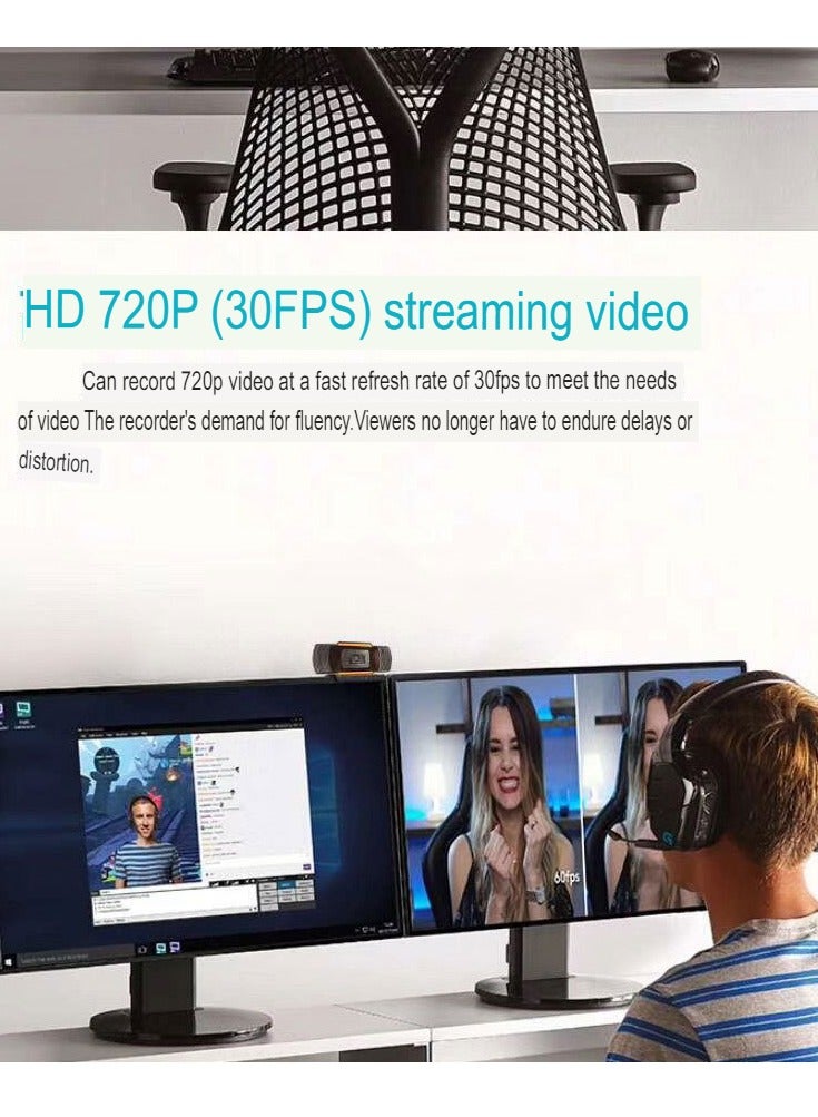 AROAQ 2K HD Webcam, Streaming Computer Web Camera with Wide View Angle, Convenient Multi-purpose USB Computer Camera, Pc Webcam for Video Calling Recording, (B10-2K HD with Fill Light-Auto Focus) - Image 3