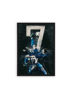 Cristiano Ronaldo  Bicycle Shot Framed Poster