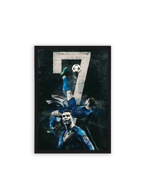 Cristiano Ronaldo  Bicycle Shot Framed Poster