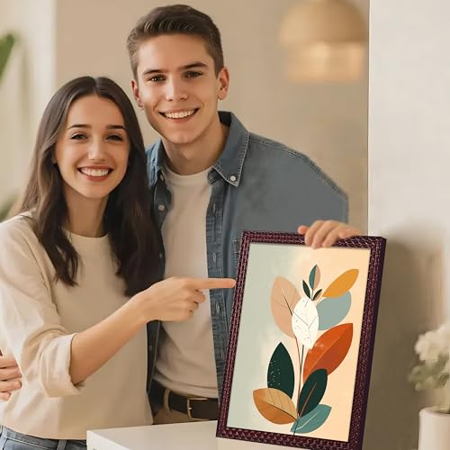 Rousrie Framed Art Painting For Home, Living Room, Hall | Traditional Paintings With Frame For Home Decor (Floral D3) - Image 5