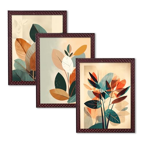 Rousrie Framed Art Painting For Home, Living Room, Hall | Traditional Paintings With Frame For Home Decor (Floral D3) - Image 1