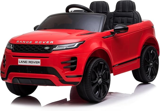 Range Rover Range-Rover 12V Electric Ride-On Car for Kids | Ages 3–8 | Parental Remote Control | MP3 & USB Music Player – Luxury Ride with Rechargeable Battery Red - Image 1
