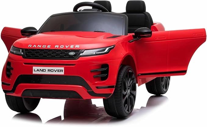 Range Rover Range-Rover 12V Electric Ride-On Car for Kids | Ages 3–8 | Parental Remote Control | MP3 & USB Music Player – Luxury Ride with Rechargeable Battery Red - Image 2