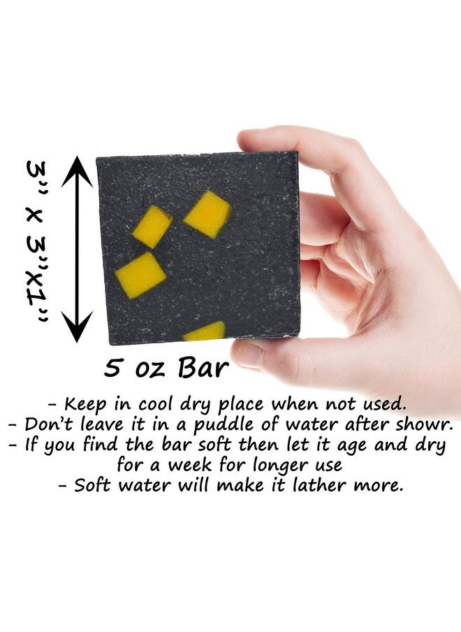 360Feel Old Fashioned Pine Tar Soap Exfoliant Handmade Man Soapmade With Real Tar And Honey Masculine Fragrance  - Image 2