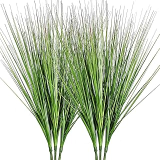 Beebel 27" Artificial Plants Onion Grass Greenery Faux Fake Shrubs Plant Flowers Wheat Grass for House Home Indoor - Image 1