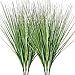 Beebel 27" Artificial Plants Onion Grass Greenery Faux Fake Shrubs Plant Flowers Wheat Grass for House Home Indoor - Image 2