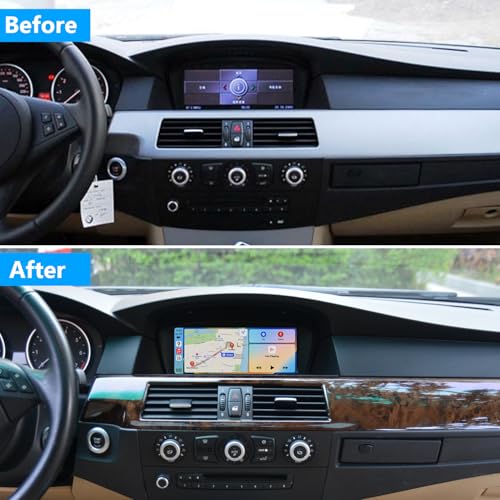 PEMP 8.8" Linux Screen for BMW E60 E90 CCC Wired and Wireless CarPlay Retrofit Android Auto Display Mirror Link Car Radio Bluetooth Video Player Head Unit (2005-2010) - Image 2
