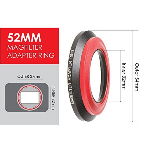 Kamerar MagFilter 52mm Threaded Adapter Ring with Carrier Bag, Magnetic Lens Filter Adapter Rings for Sony RX100 IV, V, VI, VII, Canon G5X Mark I II G7X Mark I II III G9X, Nikon, and Panasonic - Image 2