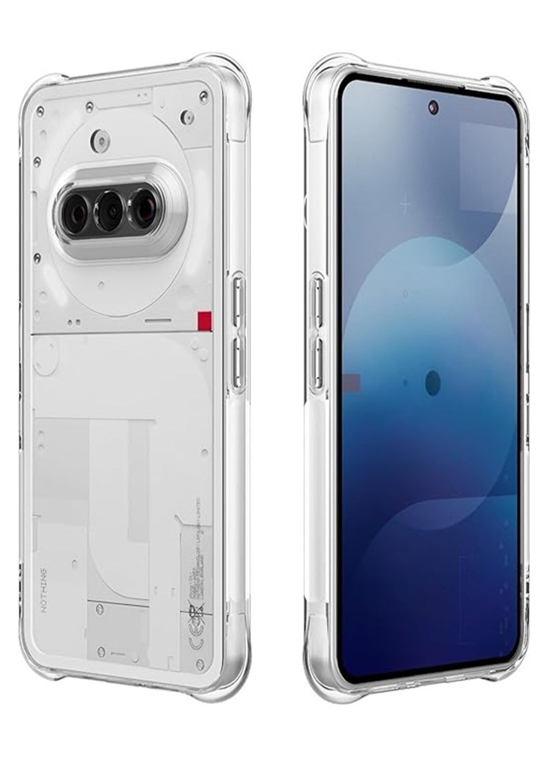 Fankalo - Phone Case For Nothing Phone 3a Crystal Clear Ultra Slim Anti Scratch Shockproof Protective TPU Back Cover - Image 1