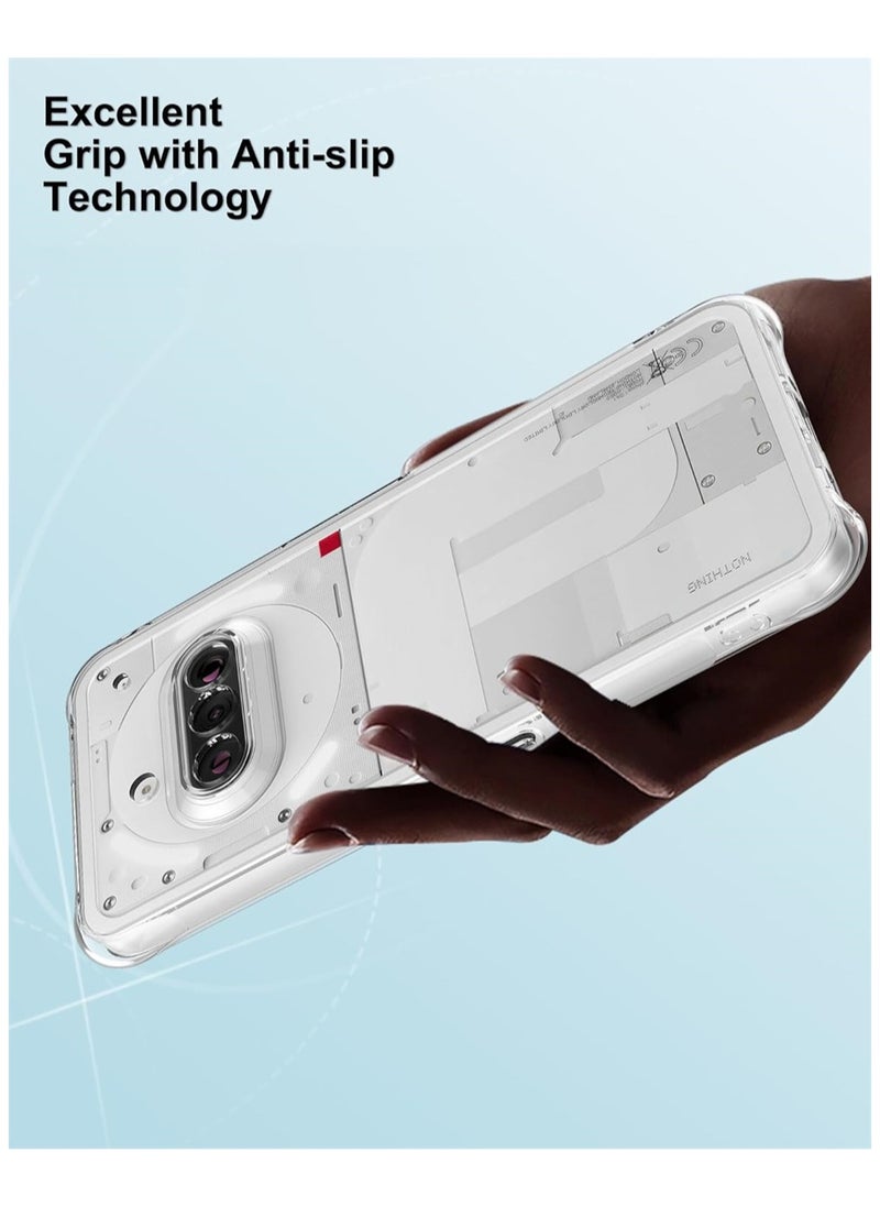 Fankalo - Phone Case For Nothing Phone 3a Crystal Clear Ultra Slim Anti Scratch Shockproof Protective TPU Back Cover - Image 1