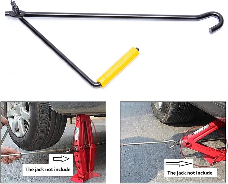TcJ-Chen Metal Steel Car Truck Jack Lug Handle Wrench Auto Repair Tool - Image 2