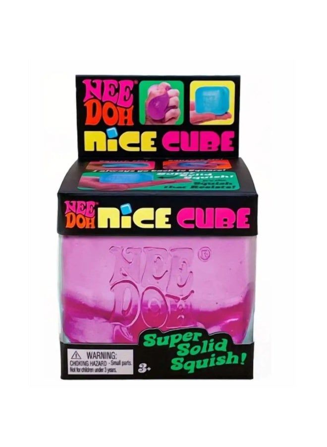 Needoh Nee Doh Nice Cube PINK, 1 PC - Image 1