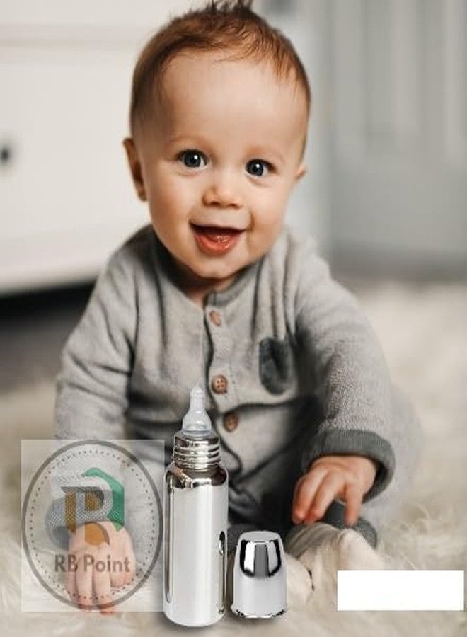 RB POINT PurityPlus Stainless Steel Baby Bottle Anti-Colic Nipple, Rust-Resistant SS 304 Material - Image 4
