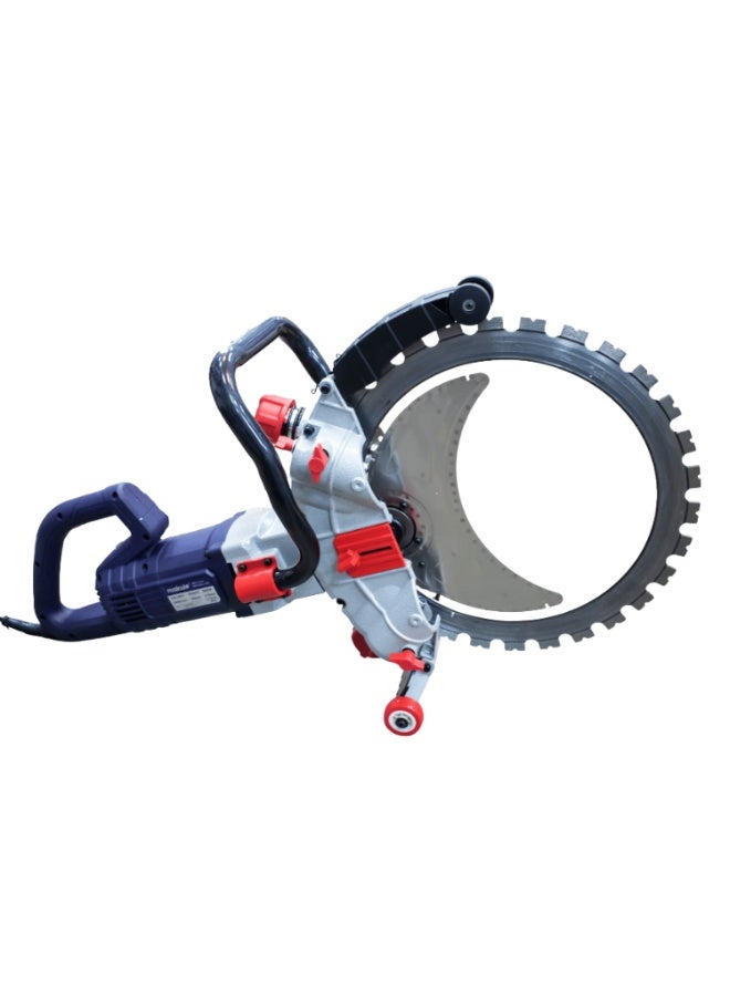 makute Ring Wall Saw 410mm Heavy Duty Circular Cutter for Dry & Wet Cutting 8800W 3000RPM with Built-in Water Pump 300mm Depth for Concrete Marble Granite Tile Construction Work – BRC131-410 - Image 2