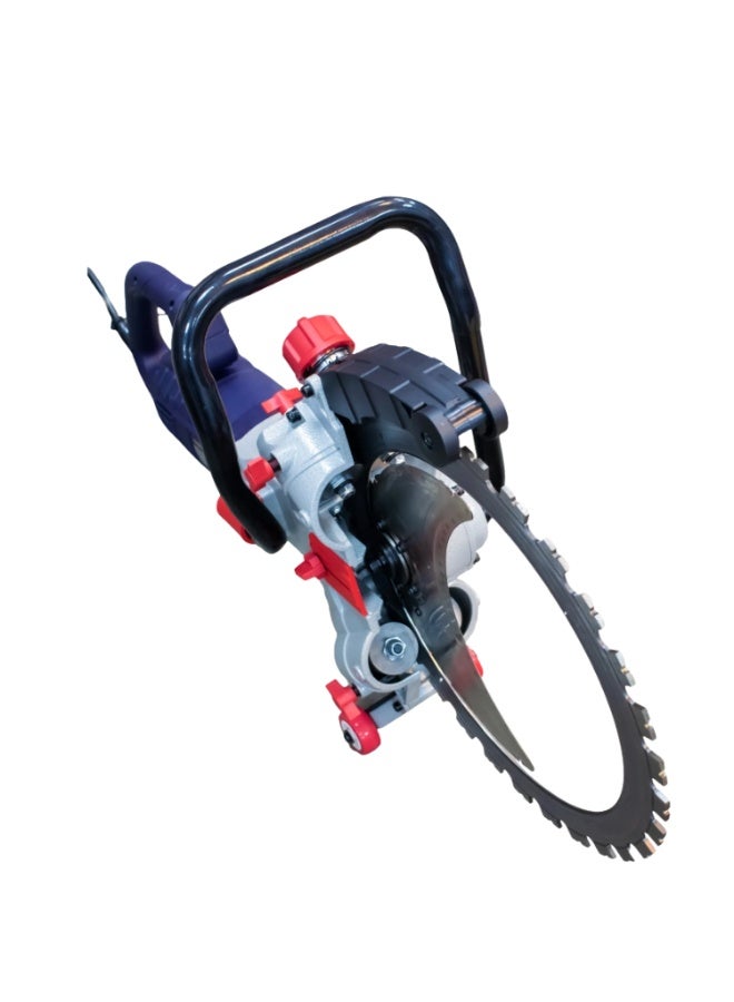 makute Ring Wall Saw 410mm Heavy Duty Circular Cutter for Dry & Wet Cutting 8800W 3000RPM with Built-in Water Pump 300mm Depth for Concrete Marble Granite Tile Construction Work – BRC131-410 - Image 3