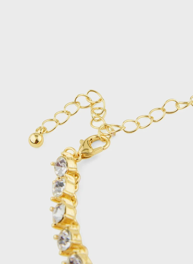 ايلا ليمتد اديشن Multicolor Embellished Choker