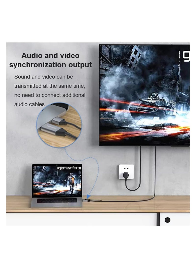 SYOSI - HDMI to Displayport Cable 6.6ft 4K@60Hz, HDMI 2.0 Male to DP 1.2 Male Converter for Xbox One/PS4/PS5/NS Compatible with VESA Dual-Mode DisplayPort 1.2 - Image 1