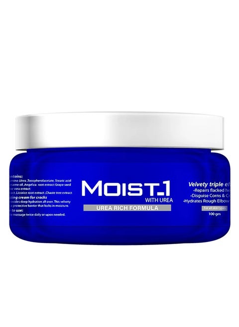 Moist -1 Cream With Urea Urea Rich Formula 100 gm