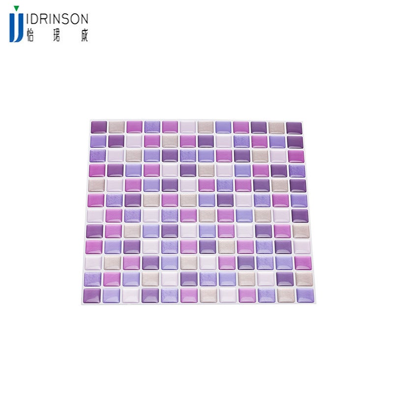3D Mosaic Wall Stickers Kitchen And Bathroom Waterproof And Oil-Proof Decorative Stickers Wall Sticker - Image 1