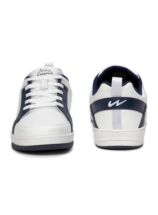 كامبس حذاء رياضي للرجال من Campus OG-17 باللون الأبيض/البحري - 8UK/India OG-17 - Image 3