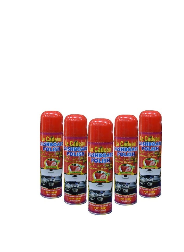 Al Khateeb - Car Dashboard Cleaner And Interior Polish Spray 250Ml, Strawberry Scent - Image 1