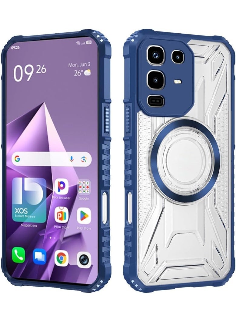 general Matte Clear Case Compatible with Infinix Note 50 Pro Built-in Magnetic Function, Skin-friendly Anti-fingerprint Protective Cover