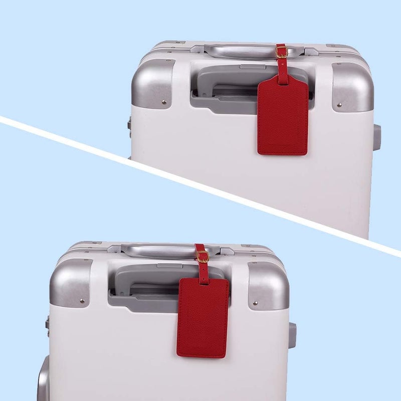 Vigorport Luggage Tags,Personalized Business Card Holder Travel ID Sets with Privacy Cover for Travel Bag Tags- 4 Pack - Image 3