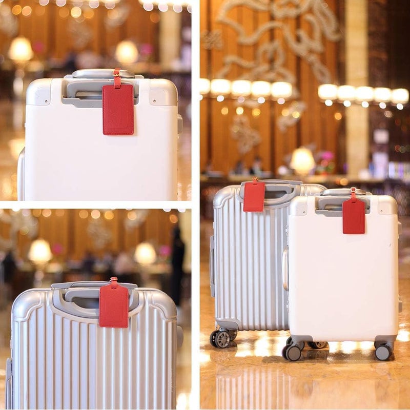 Vigorport Luggage Tags,Personalized Business Card Holder Travel ID Sets with Privacy Cover for Travel Bag Tags- 4 Pack - Image 2