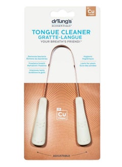 drTung's Drtung’S Copper Tongue Scraper - Tongue Cleaner For Adults, Kids, Helps Freshens Breath, Easy To Use Comfort Grip Handle, Comes With Travel Case - Copper Tongue Scrapers (1 Count)  - Image 1