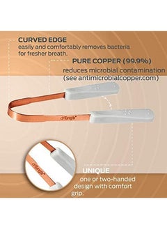 drTung's Drtung’S Copper Tongue Scraper - Tongue Cleaner For Adults, Kids, Helps Freshens Breath, Easy To Use Comfort Grip Handle, Comes With Travel Case - Copper Tongue Scrapers (1 Count)  - Image 3