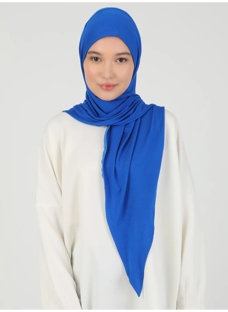 Ecardin Zippered Viscose Hijab - Saxe Blue -