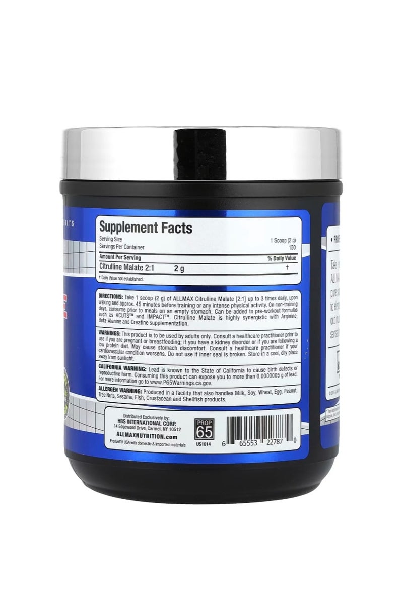 أول ماكس مالات السيترولين الأساسية 2:1، 10.58 أونصة (300 جم) - Image 2