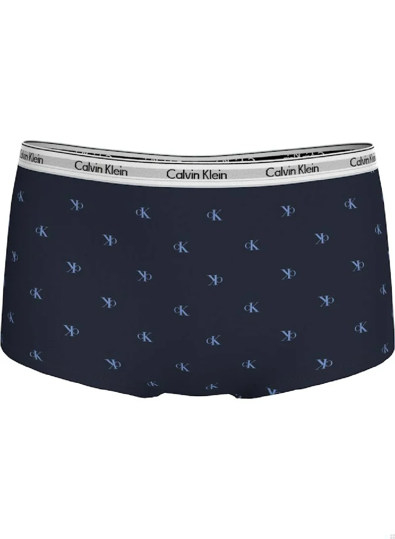 Calvin Klein DIAMOND LOGO SHORELINE/BLUE DESCENT Boy Shorts - Icon Logo for Women | Best Price UAE