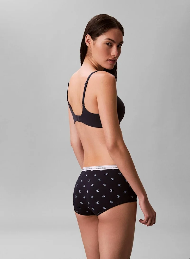 Calvin Klein DIAMOND LOGO SHORELINE/BLUE DESCENT Boy Shorts - Icon Logo for Women | Best Price UAE