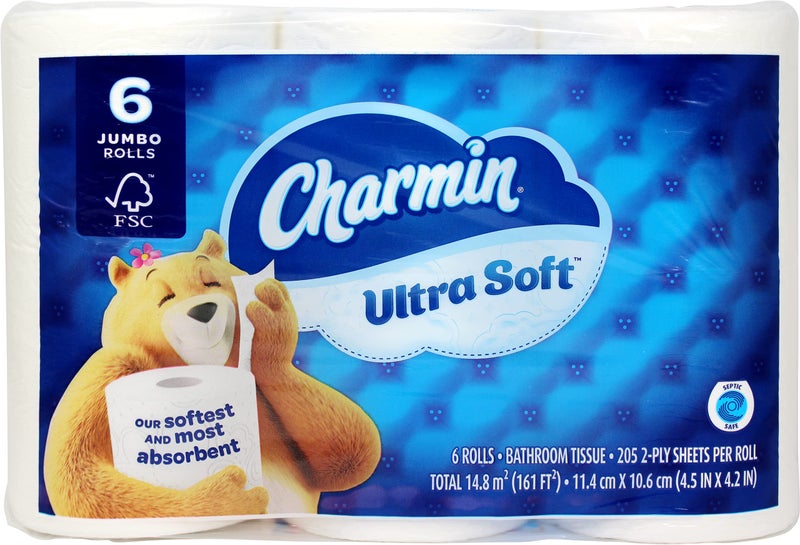 Charmin Ultra soft Jumbo Rolls Septic Safe white - Image 4