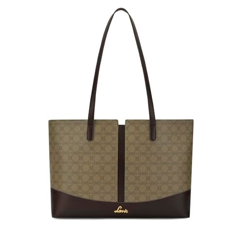 Lavie Women's Mono Freya Monogram Print Tote Bag for Women | Tote Bag for Work | Ladies purse | Stylish Shoulder Bag | Gift for Women - Image 1