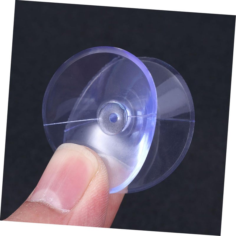 24 Pcs Clear Dual Suction Cup Pads Slip Mats For Glass Table Spacers Home Decor - Image 5