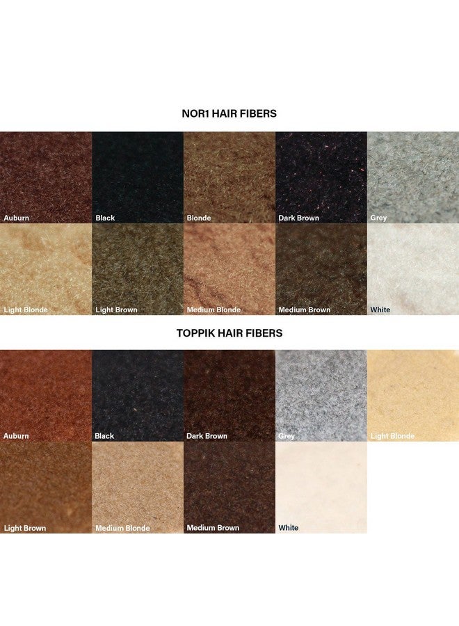 Nor1 Keratin Hair Building Fibers Hair Fiber Filler And Thickener For Men And Women Cover Up And Concealer For Thinning Areas Or Minor Bald Spot Thicker Fuller Hair In Seconds 25 Grams Grey - Image 4