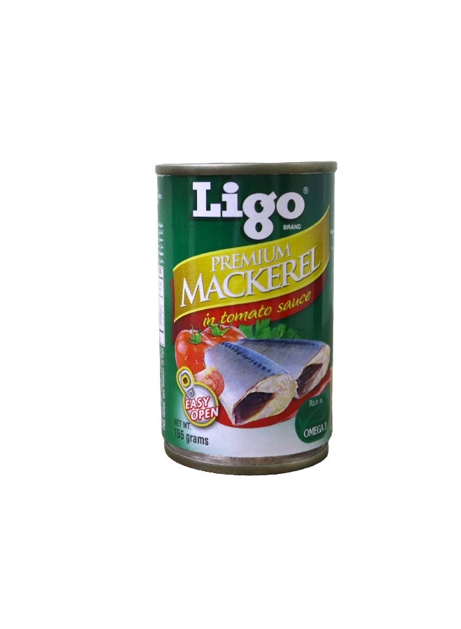ligo ماكريل مميز في صلصة الطماطم 155 جرام - Image 1